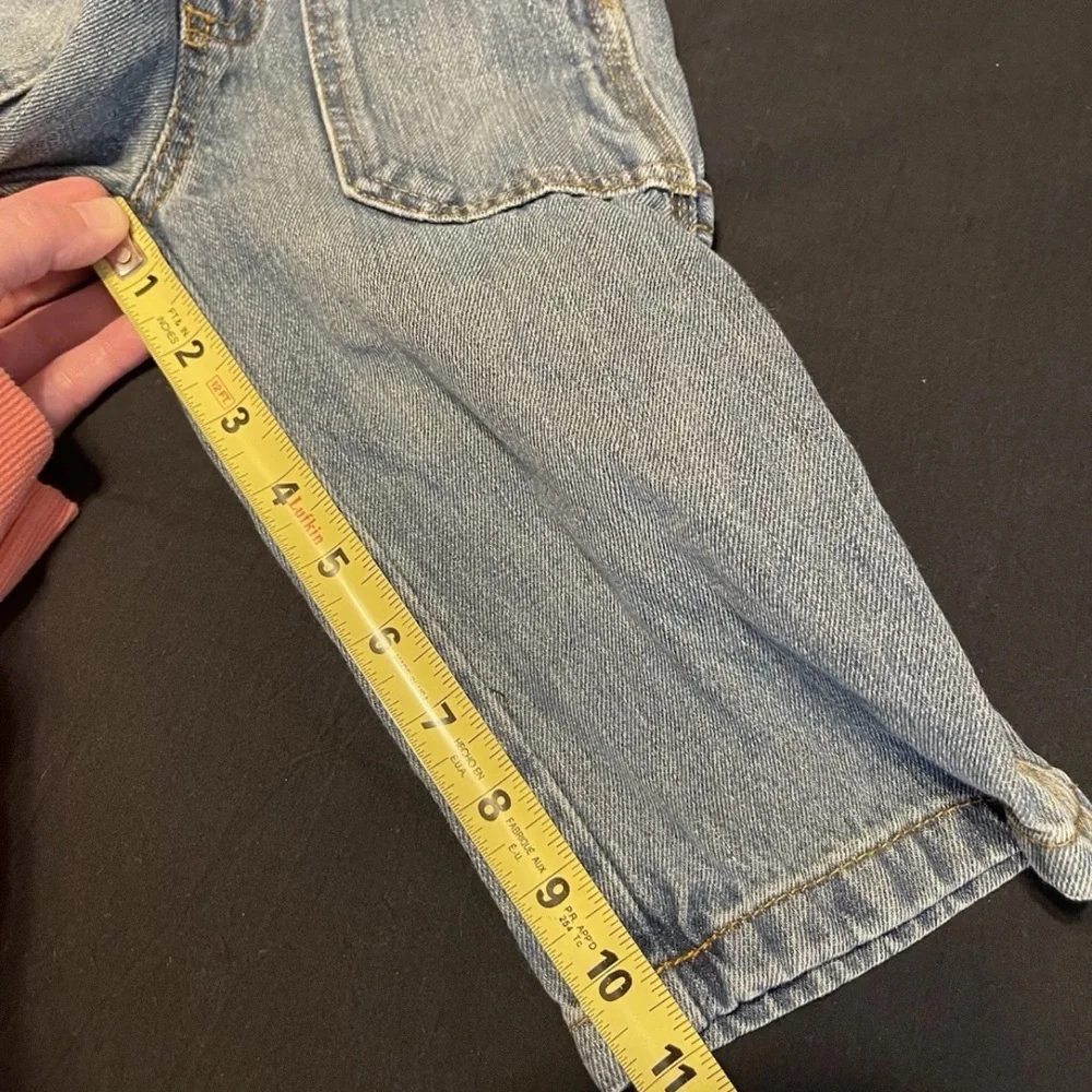 Target Baby Genuine Oshkosh Overall Light Denim Straps 2T - Picture 6 of 10